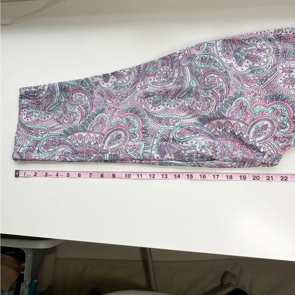 Talbots NWT Paisley Capri Skimmer Pants Size 10 Petite - Picture 5 of 11